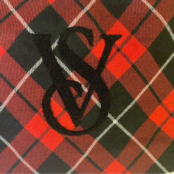 Victoria’s Secret Plaid Sherpa Logo Travel‎ Tote - Picture 2 of 5